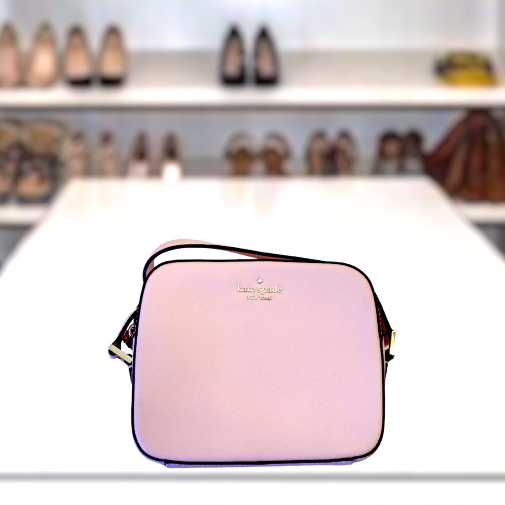 Kate Spade Cammi Saffiano Leather Crossbody Handbag Pink